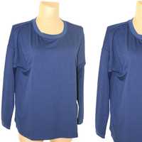 x1 LAURA TORELLI Modna Damska Granatowa Bluzka Basic 46/48 3XL/4XL