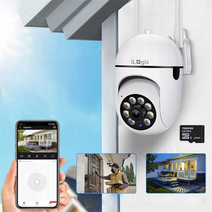 KAMERA ZEWNĘTRZNA WiFi IP OBROTOWA z Aplikacją na telefon + Nagrywanie