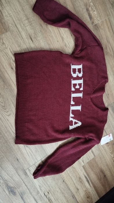 Sweterek bordo BELLA