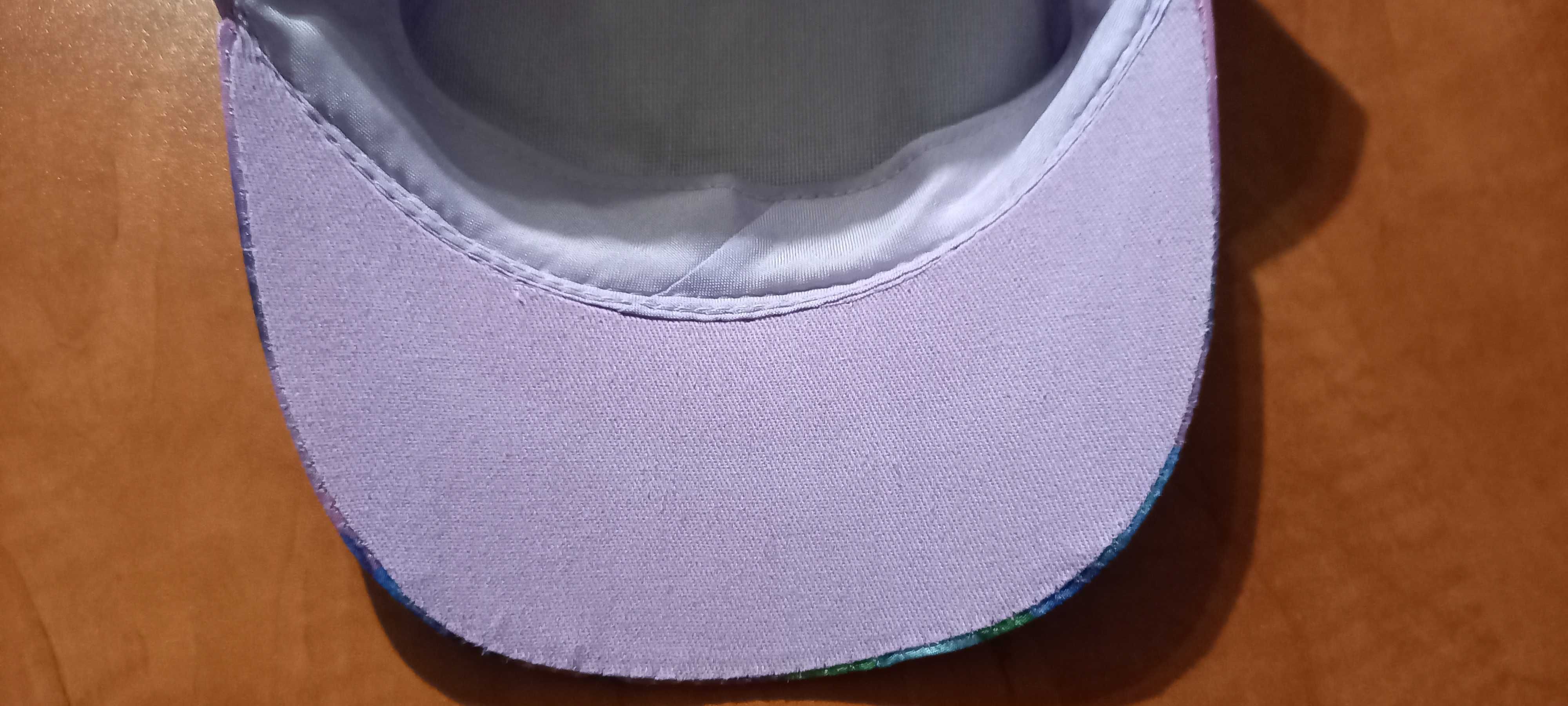 Czapka z daszkiem dziewczęca dla dziewczynki TROLLE 52 cm