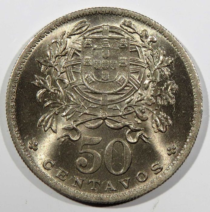 Republica Portuguesa - 50 Centavos 1958 e 1959 3,5 e 6€