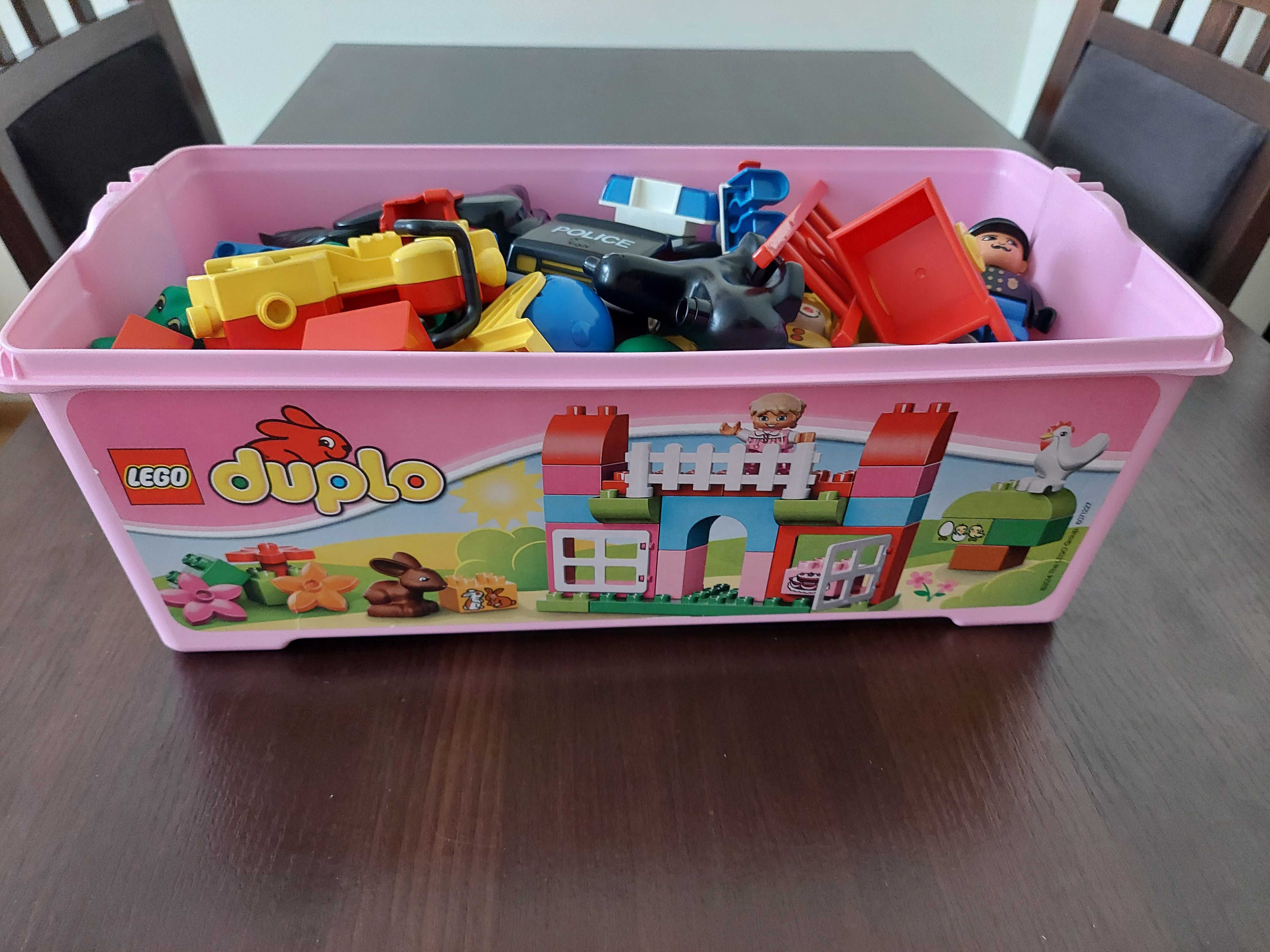Klocki LEGO Duplo i inne plus skrzynka