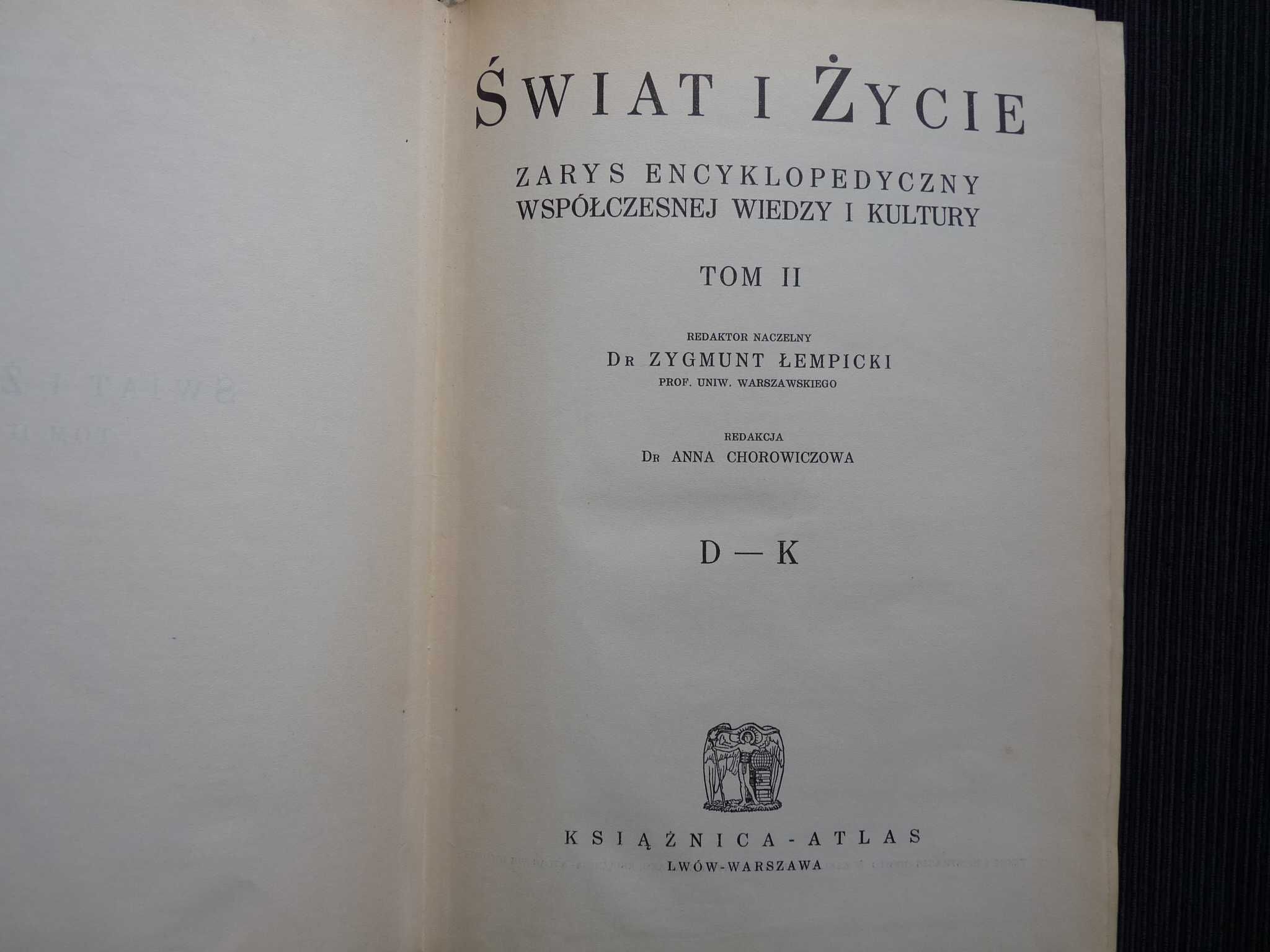 Świat i Życie - Tom II - 1934 - piękne ryciny i zdjęcia w sepii