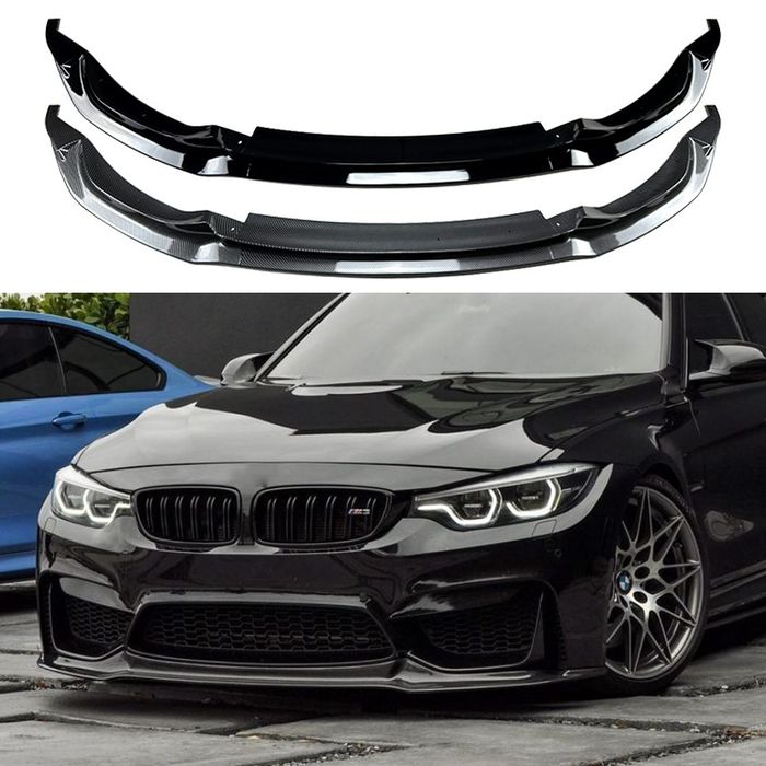 Сплитер бампера  BMW F80 F82 M4 M3 диффузор губа спойлер сплiтер