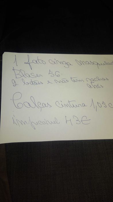 Fatos de homem de qualidade