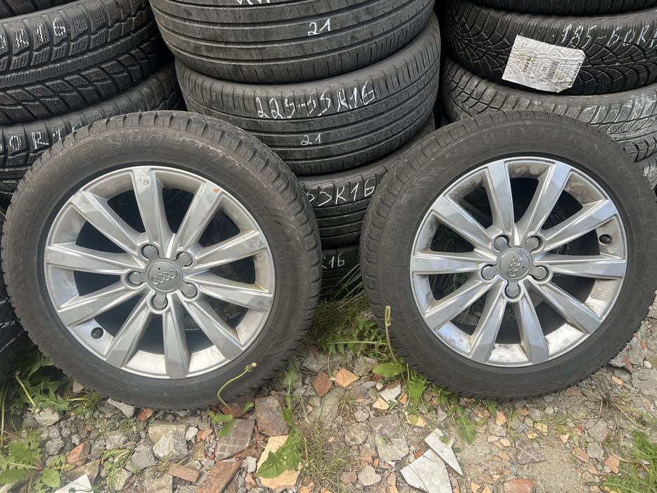 Felgi aluminiowe 4szt.5-112 R16 VW, Seat, Skoda, Audi jak nowe 1200 zl