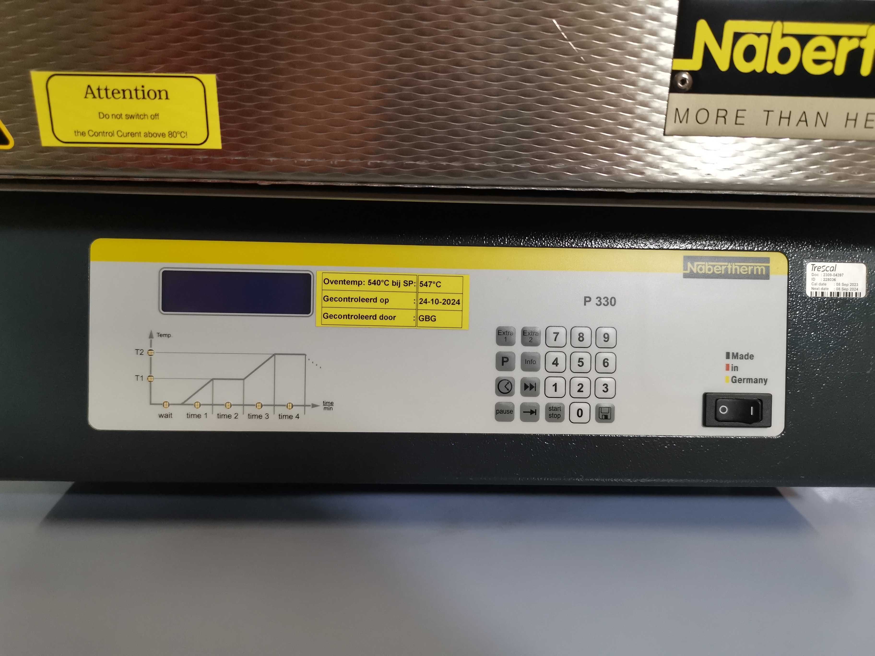 Piec cyrkulacyjny, komorowy, laboratoryjny Nabertherm N 15/65 HA