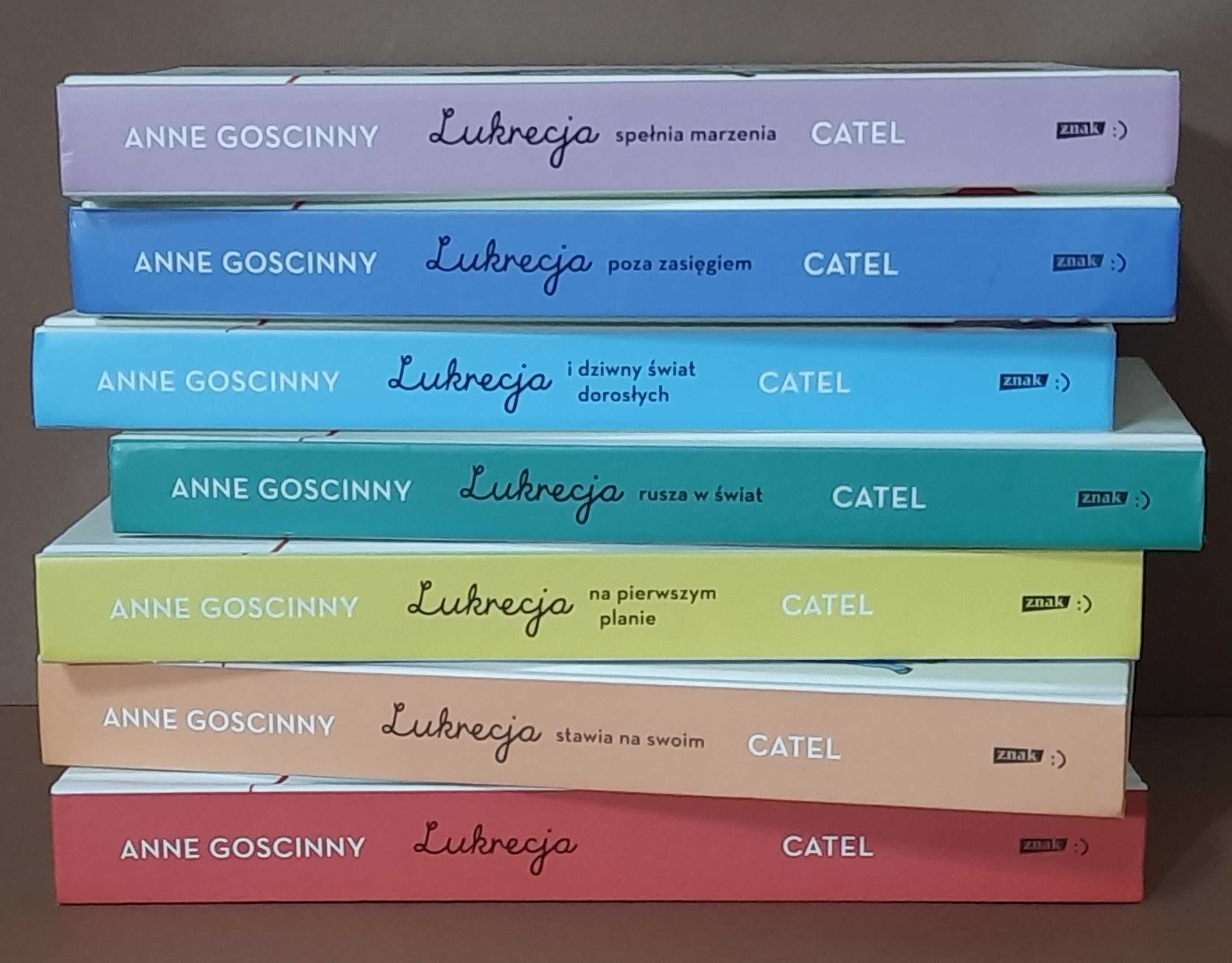 książki z serii "Lukrecja" Anne Goscinny & Catel