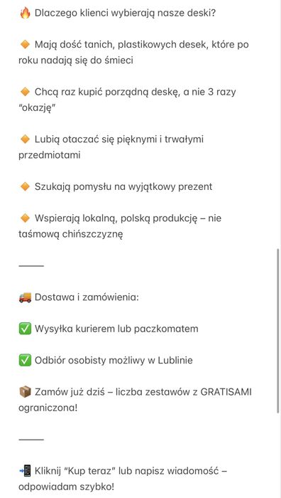 [PREZENT] Zestaw dębowych desek sztorcowych z podstawką + GRATISY