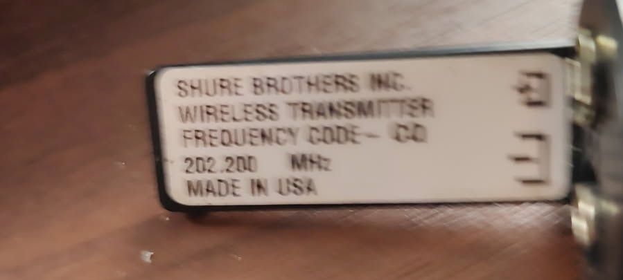 Mikrofon SM58 Shure bezprzewodowy.