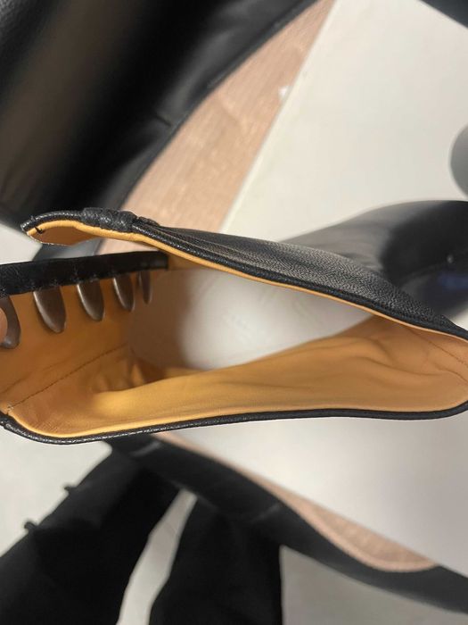 MM6 Maison Margiela  fashion rozciętym noskiem na wysokim obcasie R.38