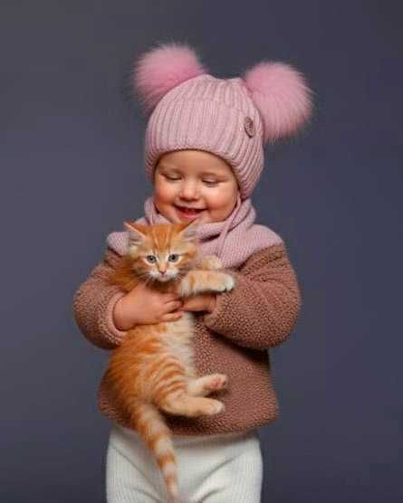 Теплый комплект девочке 1 2 3 4 года: детская зимняя шапка и хомут