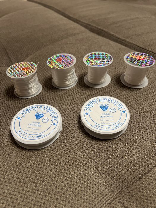 Леска резинка для плетения бижутерии