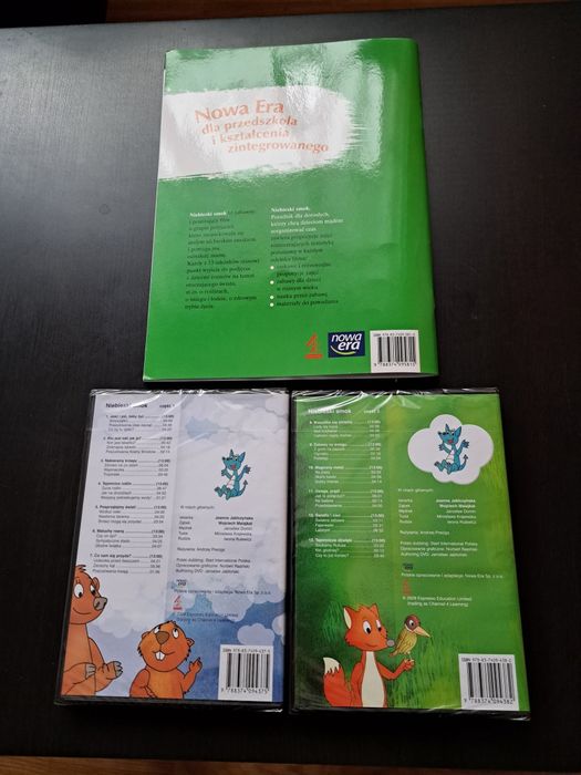 Niebieski smok - por. dla rodziców + 2 filmy DVD dla dzieci 3+/nowe