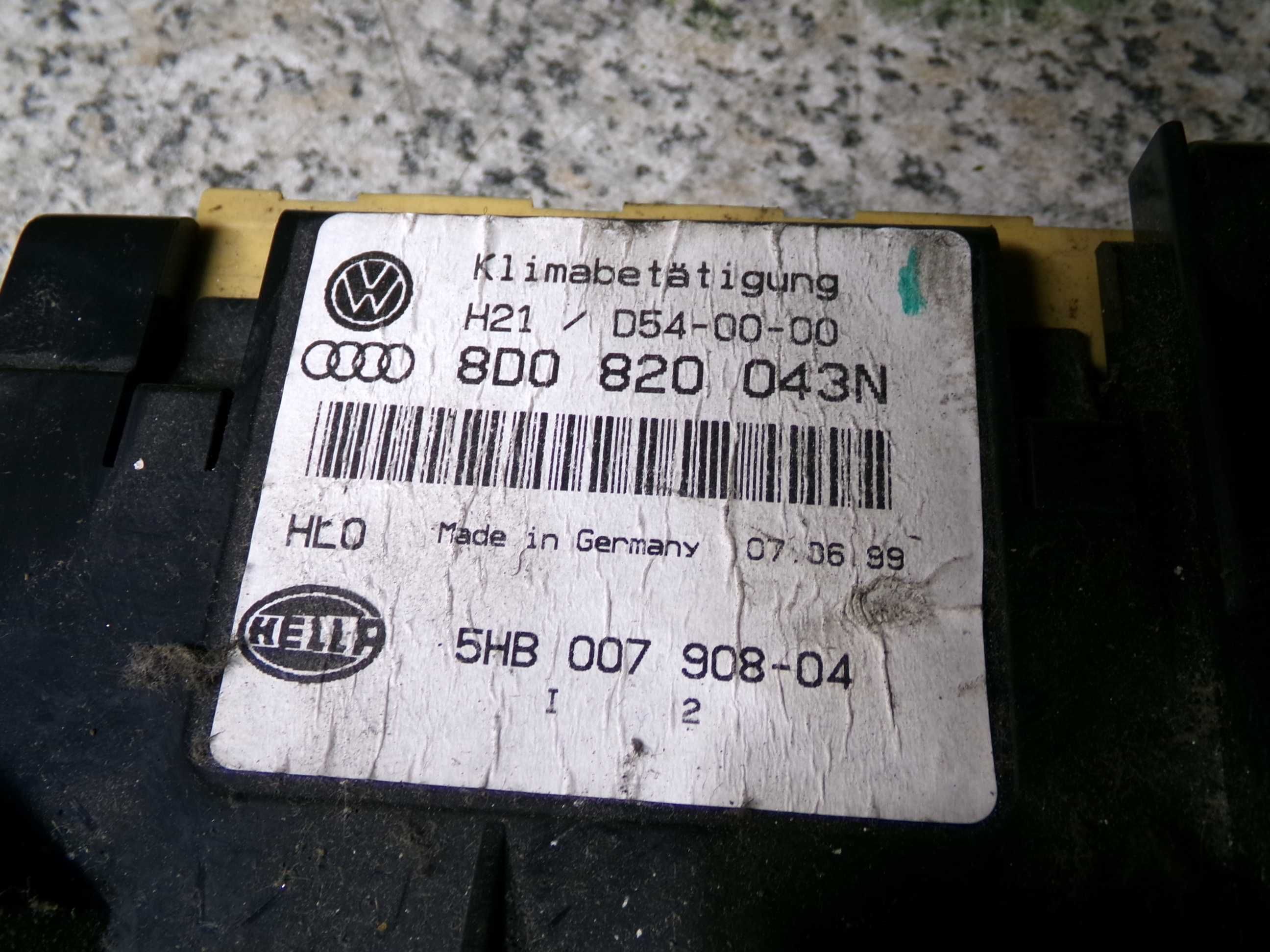 Maj55 Panel regulacji nawiewu klimatyzacji audi a4 b5 wysyłka części