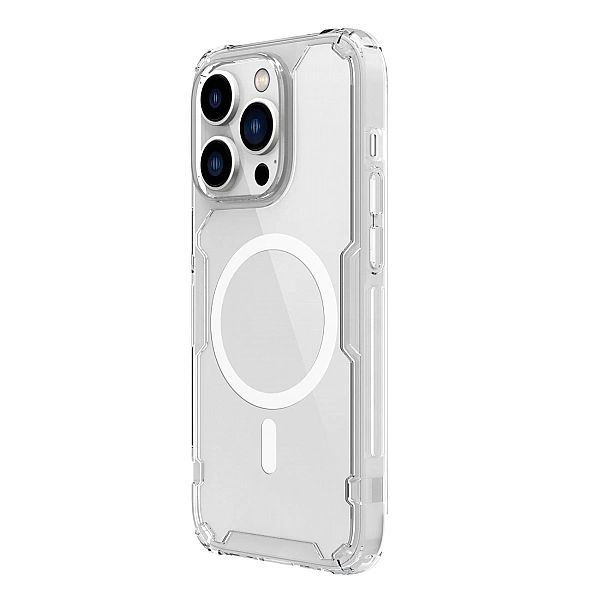 Pancerne etui z MagSafe Nillkin Nature Pro do iPhone 15 Pro Max - biał