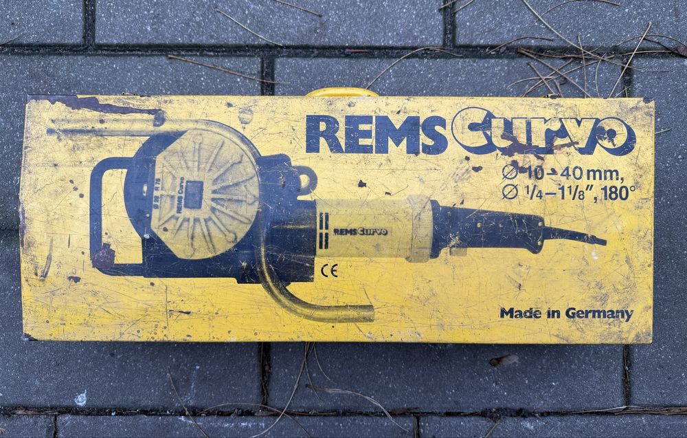 Gientarka do rur Rems Curvo. Lombard Łódź.