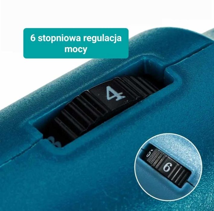 Akumulatorowa Dmuchawa do baterii Makita 18V duża moc!