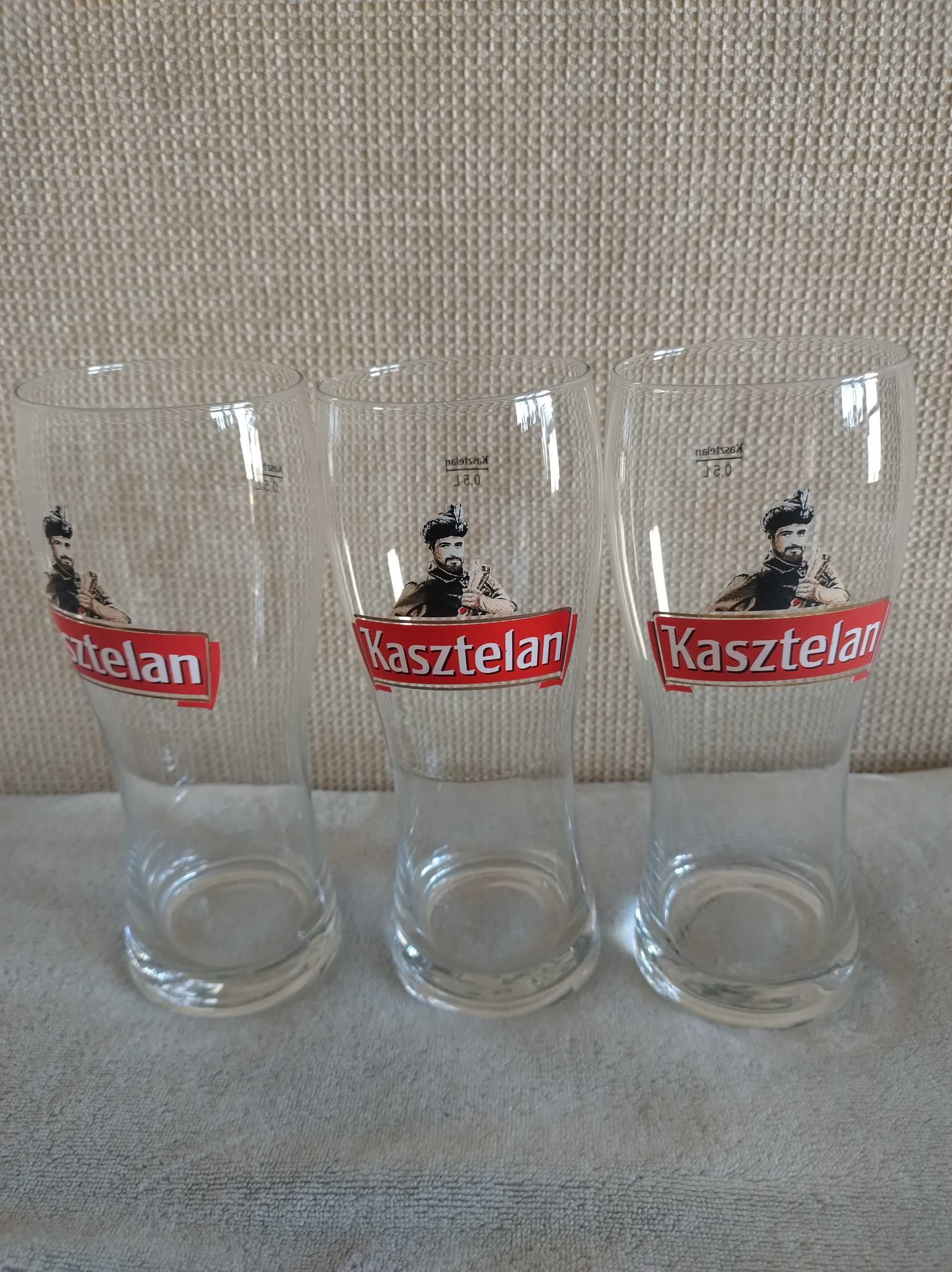 Szklanki do piwa KASZTELAN 0,5l – 3 sztuki
