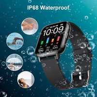 Smartwatch NERUNSA P66D czarny wodoodporny IP68