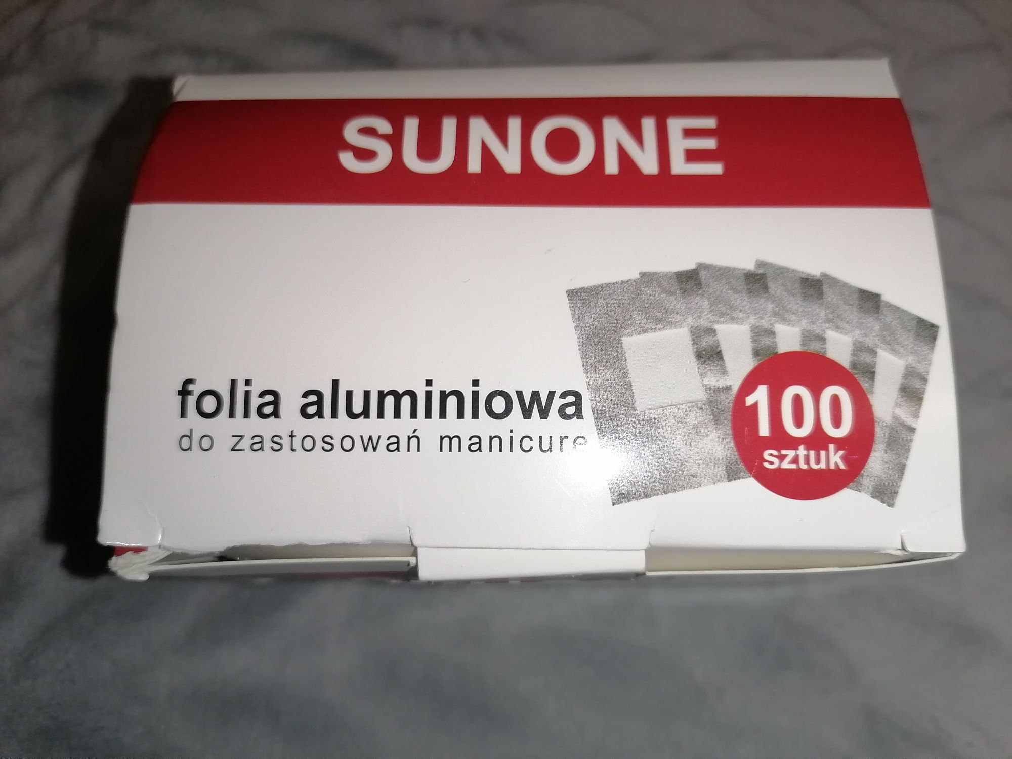 Folia aluminiowa manicure sunone