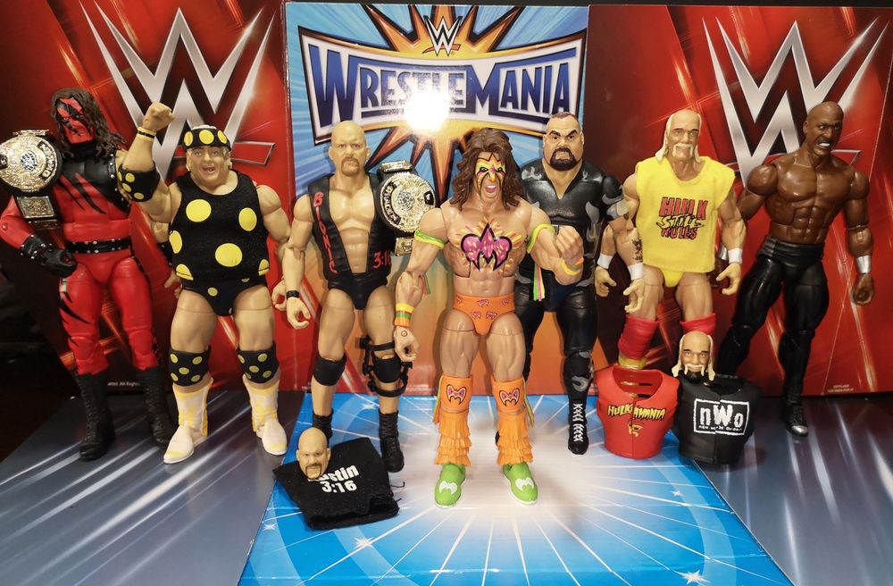 WWE Mattel Elite, Basic, Jazwares & Jakks figuras de Wrestling