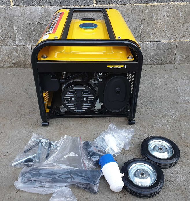 NOWY agregat prądotwórczy 1F 3,8kW 230V 3F 6,7kW 400V HC40-250/BOT