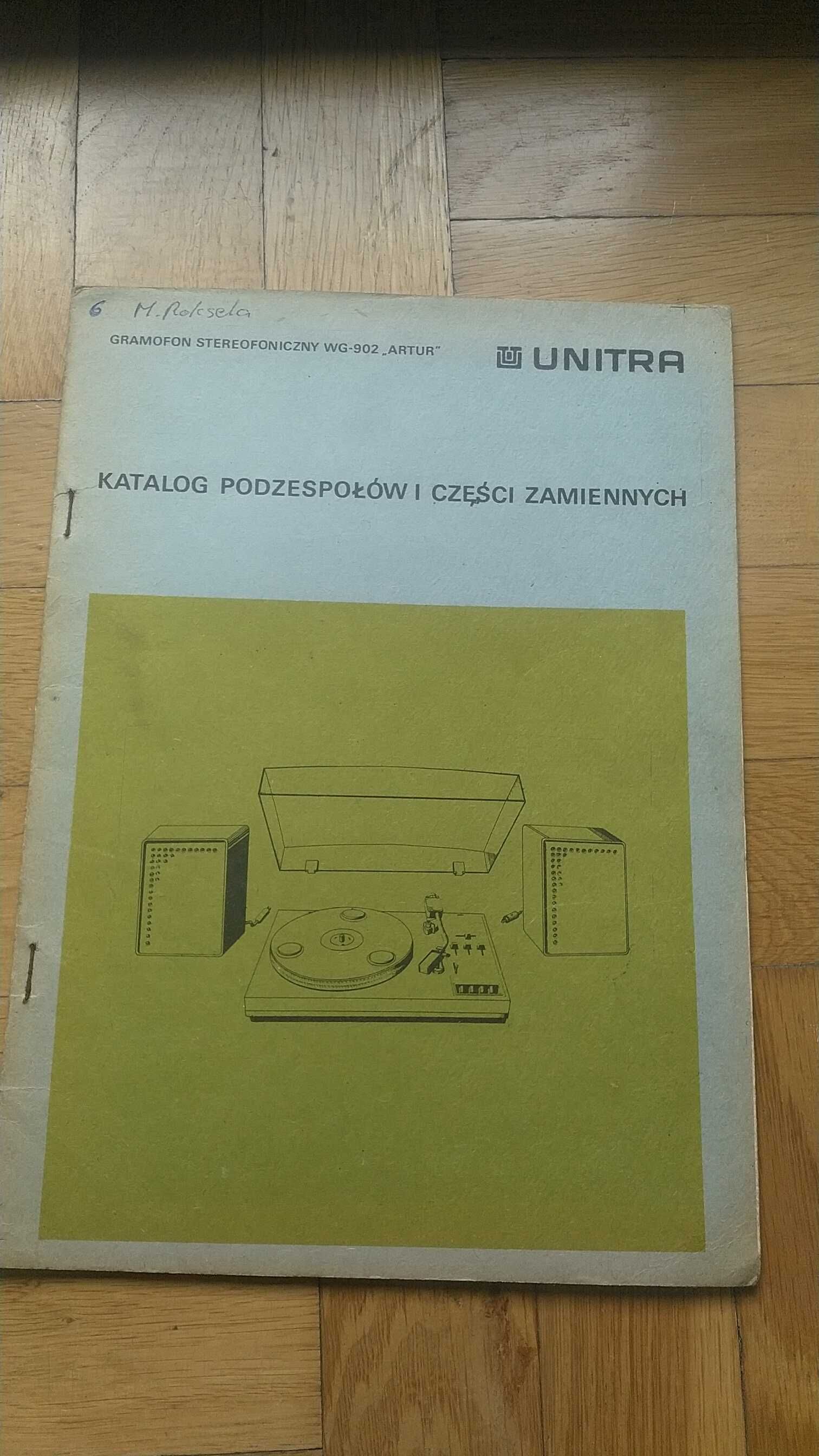 WG-902 ARTUR Katalog podzespołów i części zamiennych
