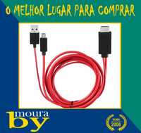 CABO ADAPTADOR MICRO USB 5/8 PINO HDMI1080P 2.0 USB MHL HDTV