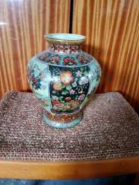 stary piękny wazon Satsuma sygnowany