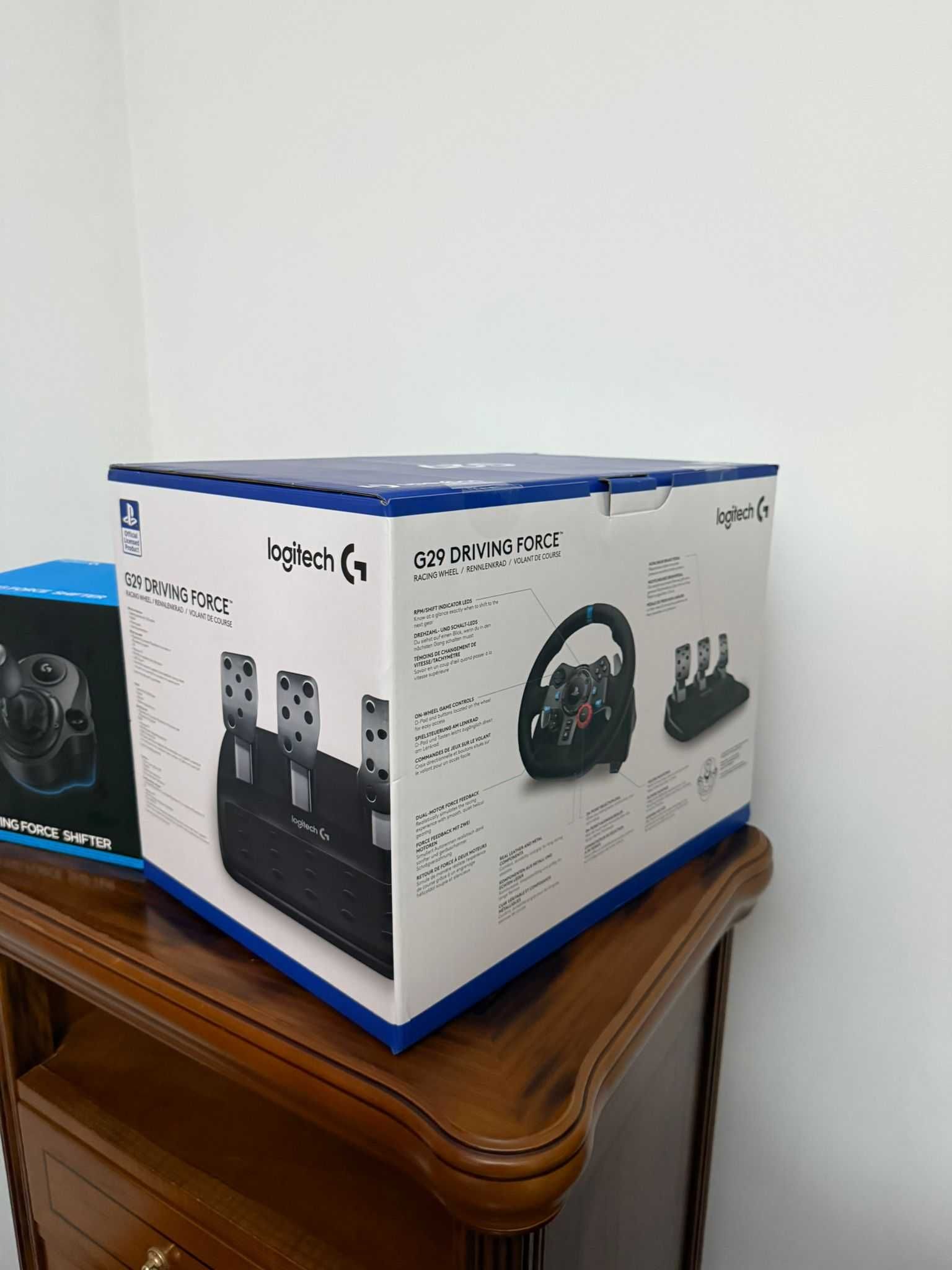 Logitech g29 mais caixa de velocidades