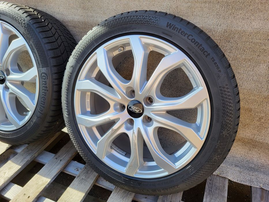 [K320] Koła zimowe 18 Cali 5x108 Continental 235/45/18 Ford 22r