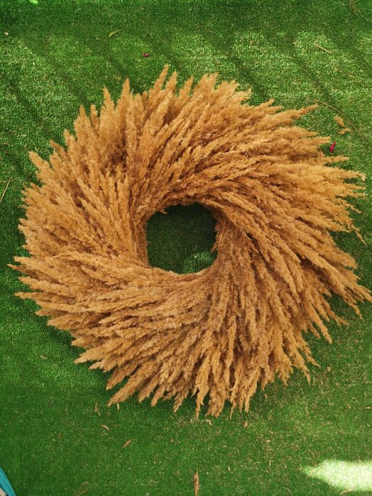 Wianek z trawy 60 cm