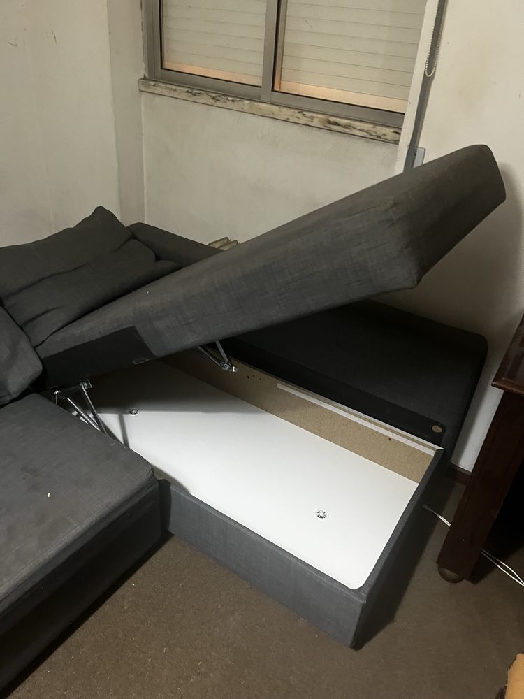 Sofa cama cinzento