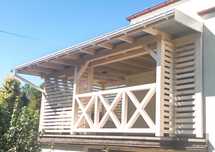 Zadaszenie tarasu, pergola tarasowa, altana, wiata, blacha/poliwęglan