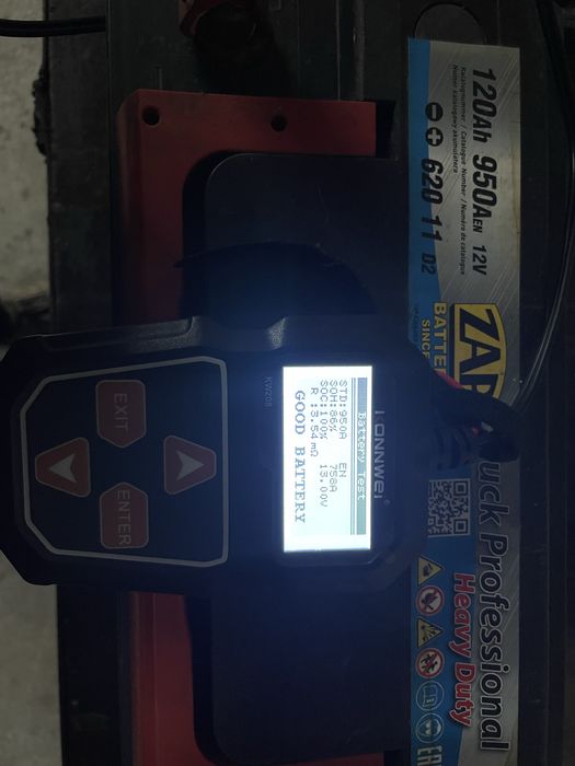 Akumulator 120Ah 950A ZAP ciągnik bus koparka