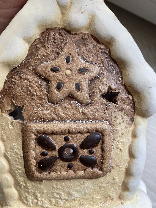 Lampion domek chatka z piernika święta ozdoba