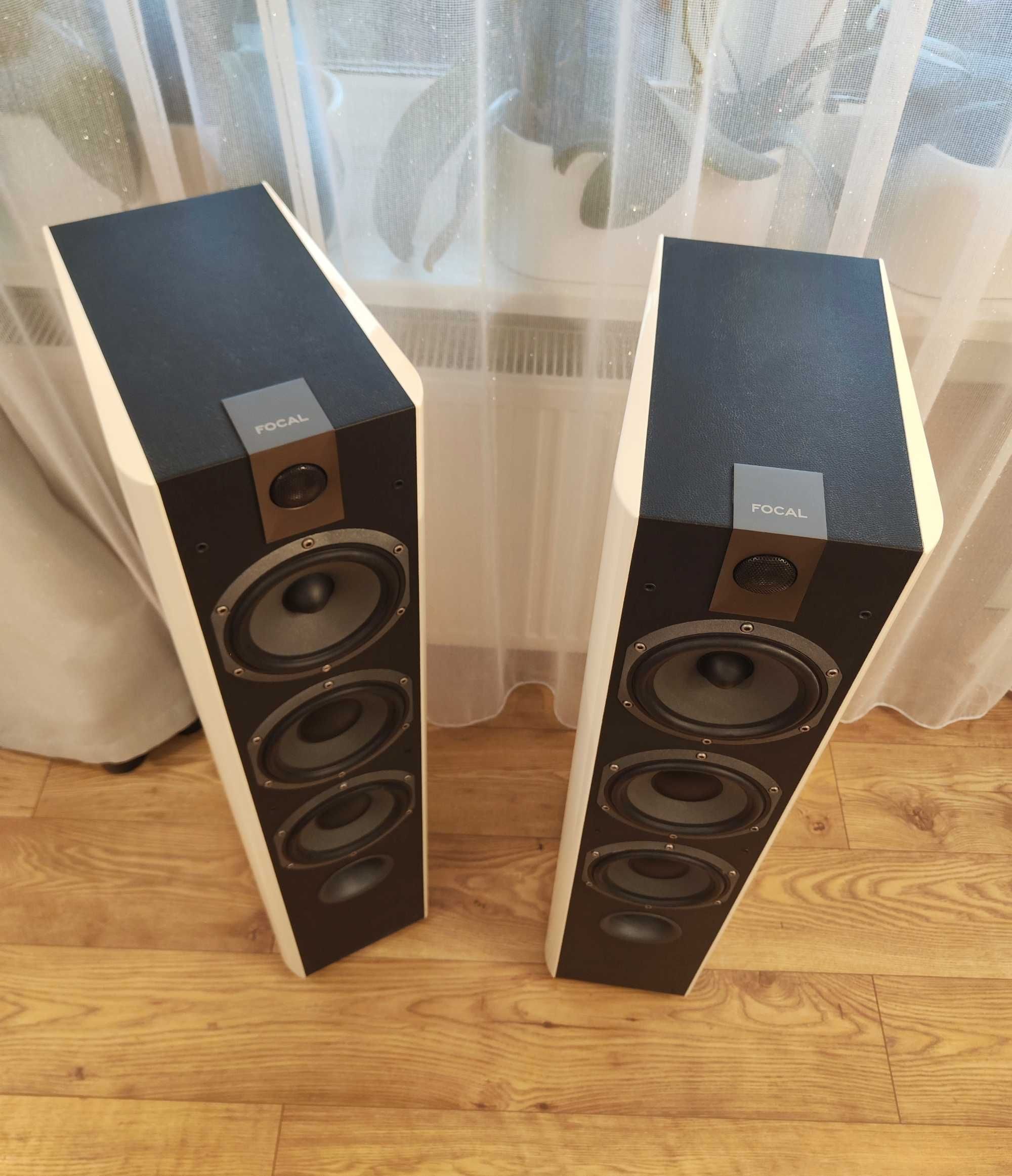Focal Chorus 726 biały lakier/skóra bdb stan