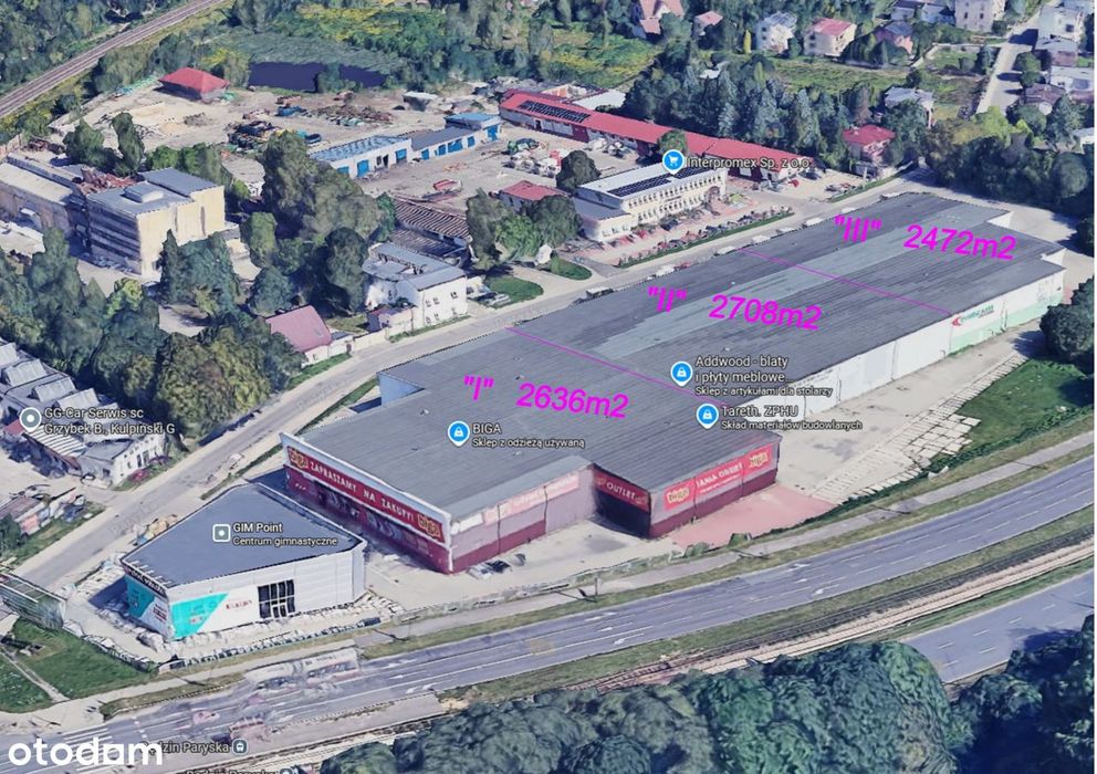 Będzin – kompleks produkcyjno-magazynowo-handlowy 7816 m²
