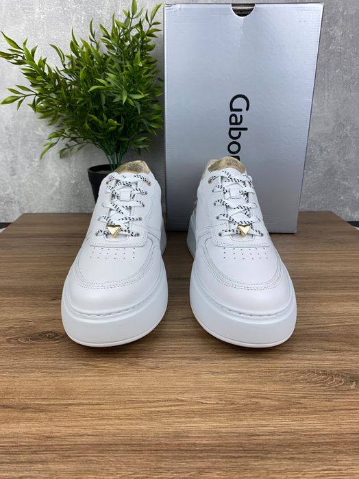 Buty damskie Gabor r. 40,5 – eleganckie sneakersy z motywem panterki