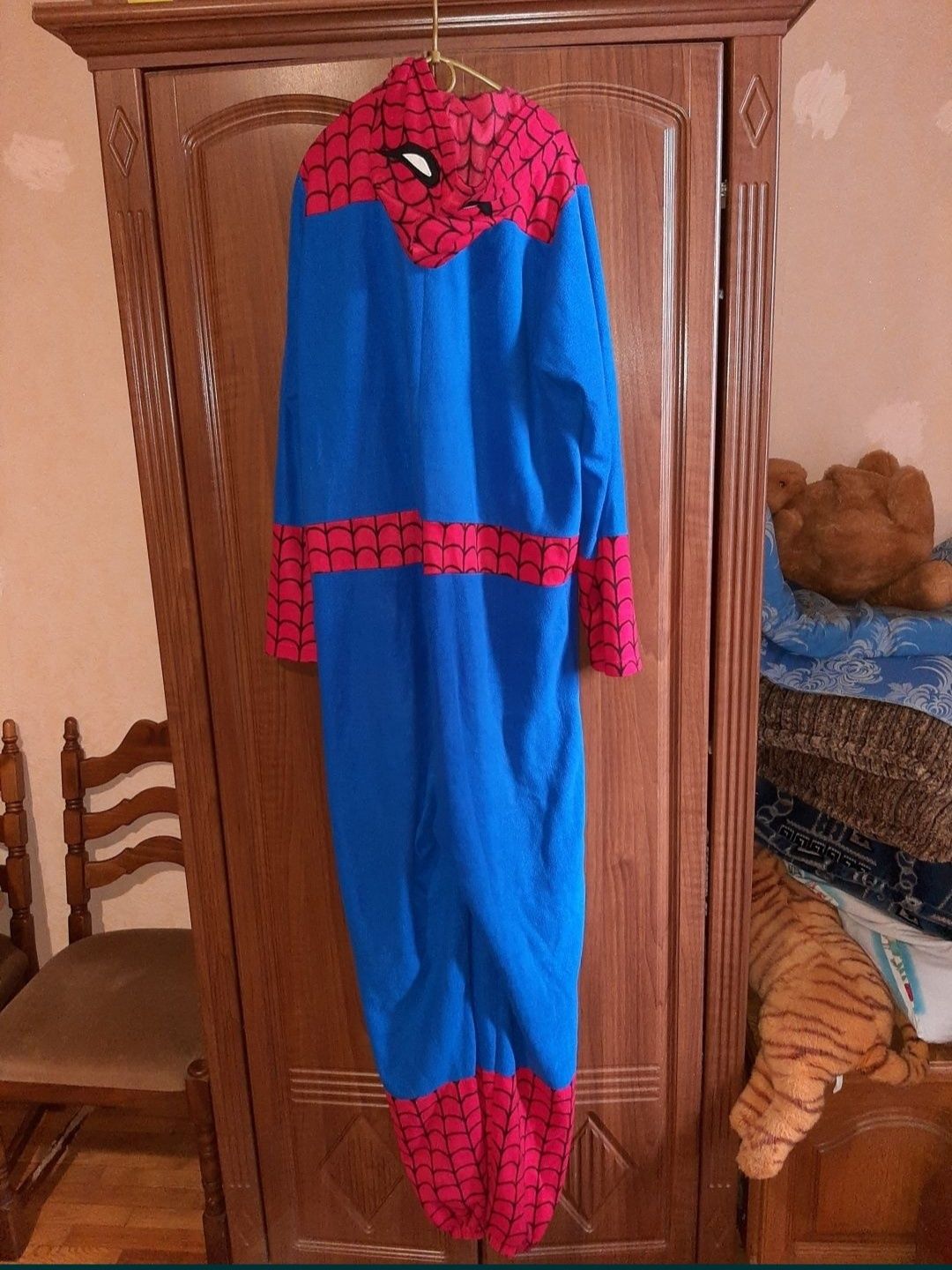 Комбинезон флисовый Человек Паук, Spider Man,размер L,XL