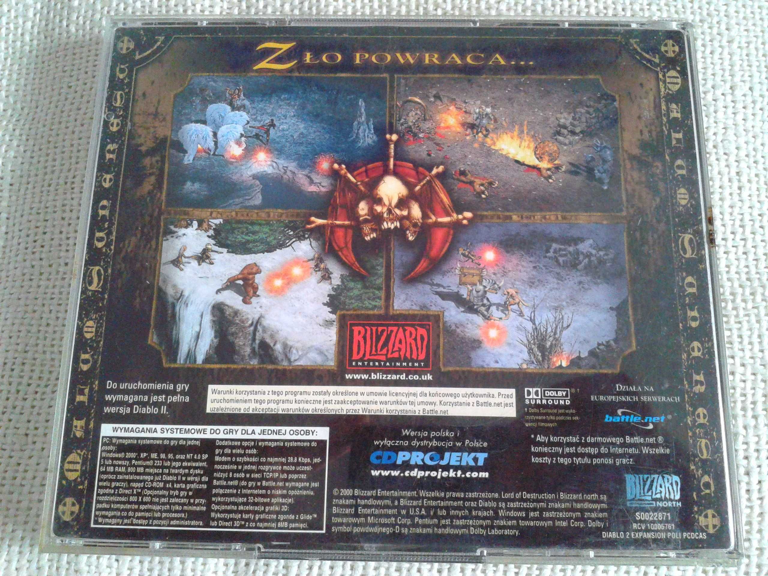 Diablo II, Lord of Destruction, Expansion Set  PC