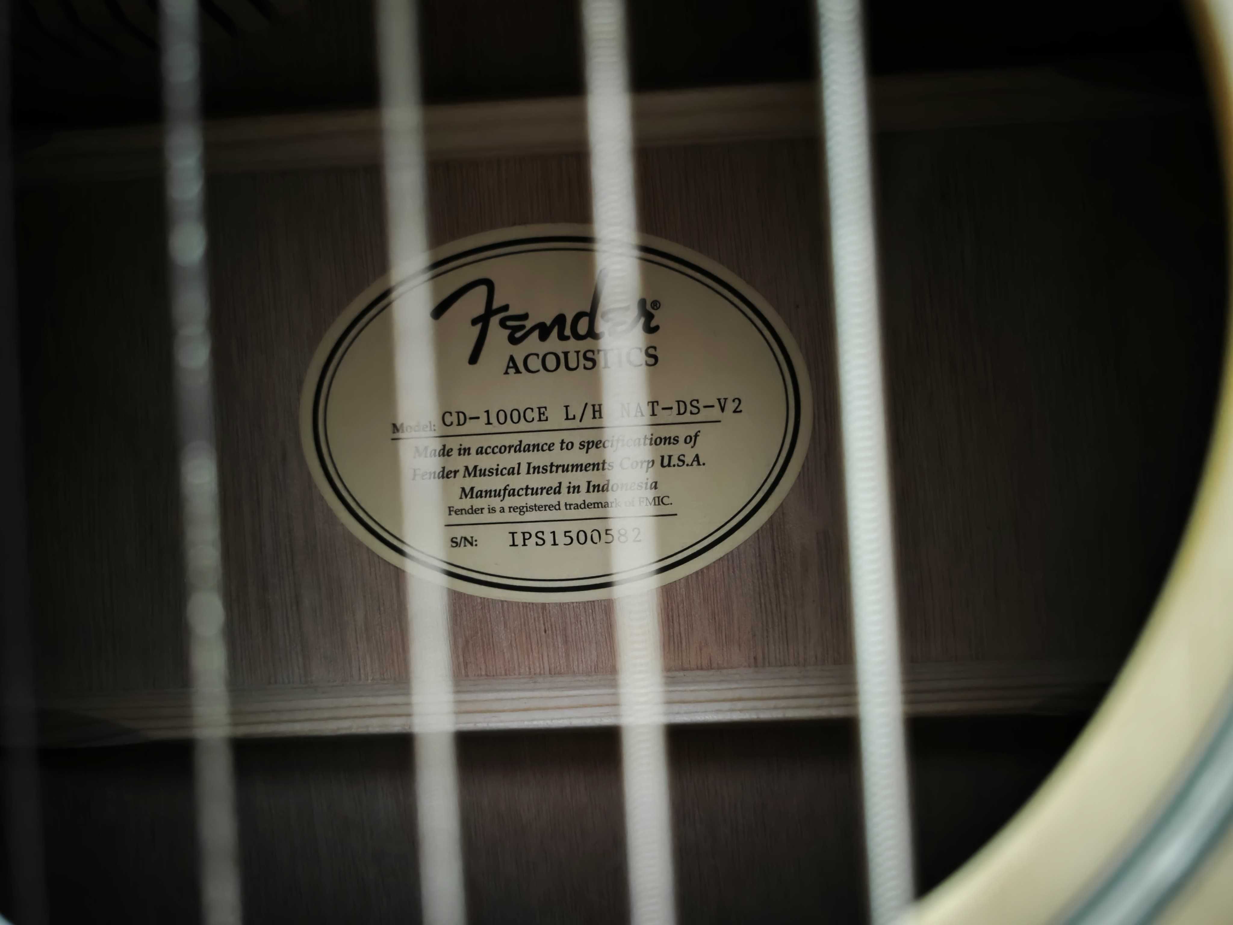 Guitarra Acústica Fender CD-100CE-LH