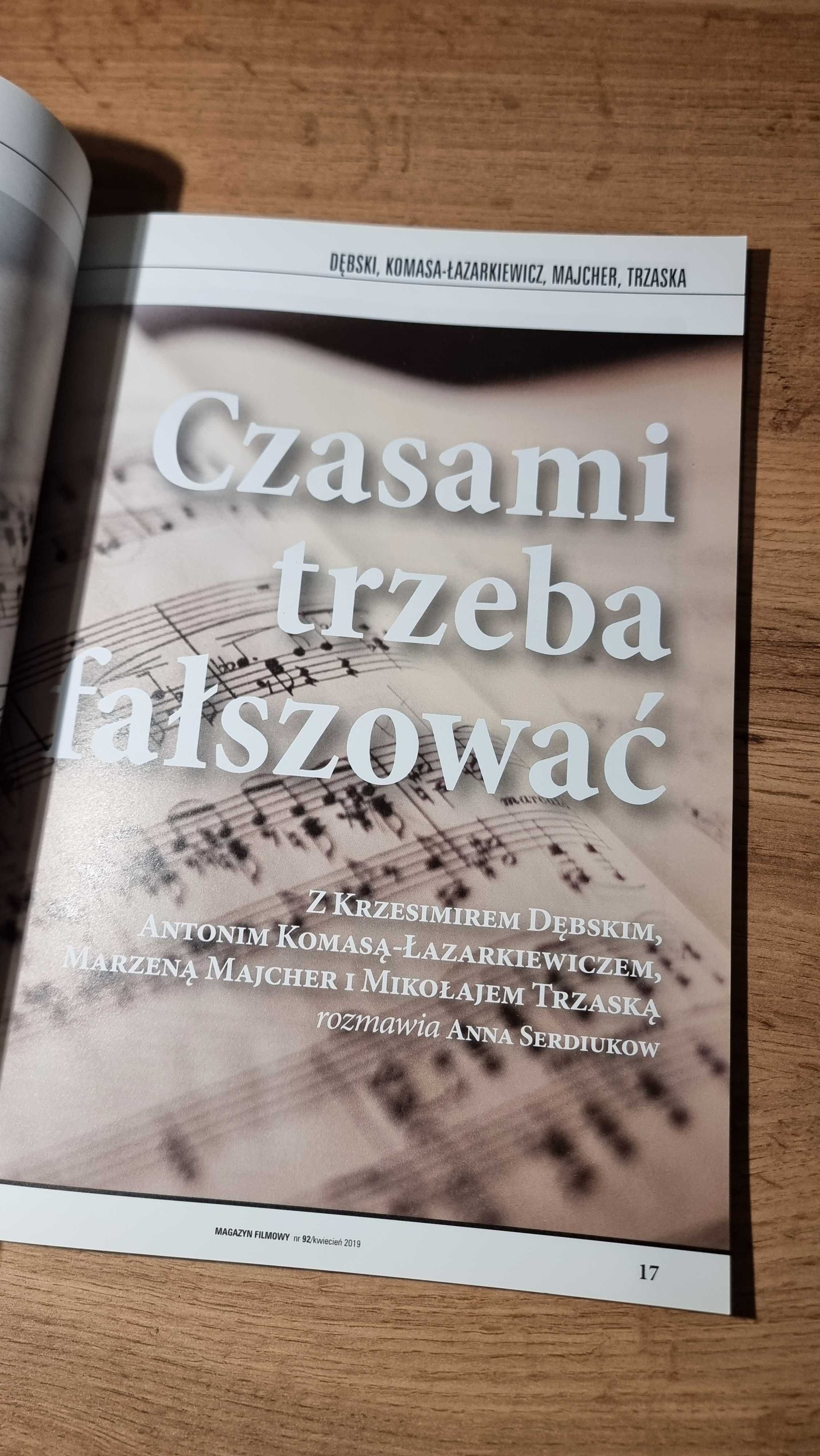 "Magazyn filmowy" 2019 - Dębski, Komasa-Łazarkiewicz, Majcher, Trzaska