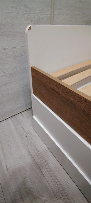 Łóżko z szuflada wysuwane podwojne