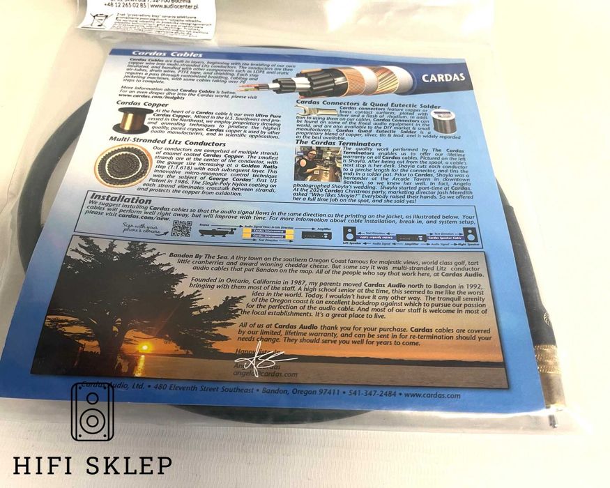 Cardas PARSEC - Kabel cyfrowy coaxial RCA na BNC 1m