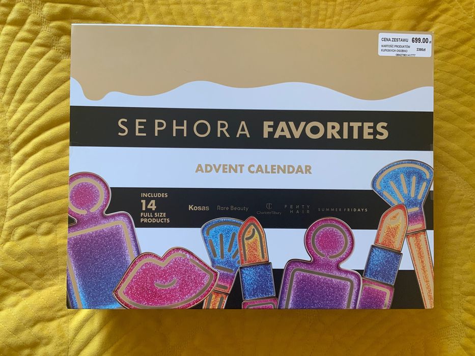 Kalendarz adwentowe Sephora favorites, nowy