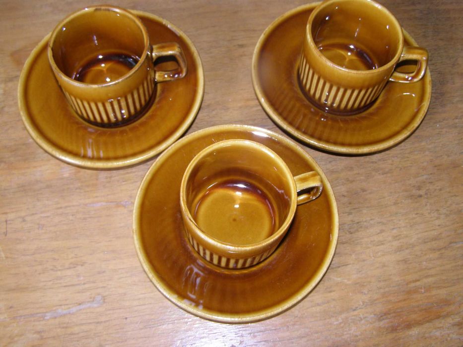 Filiżanki Kera Vitral Czechosłowacja lata 70-te
