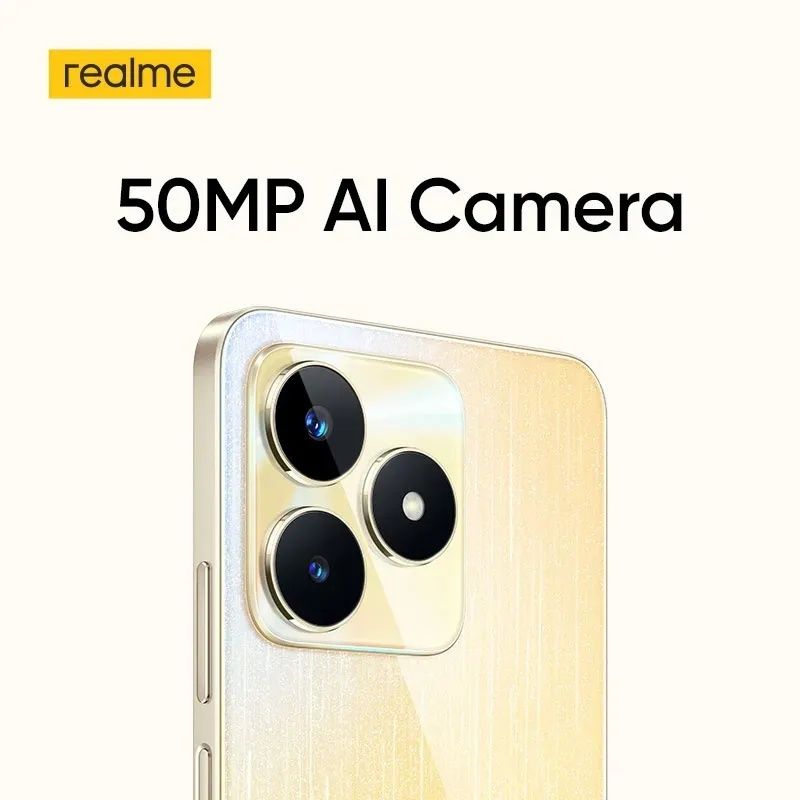 Мобильный телефон Realme C 53 NFC 8/256Gb black, gold новые запечатаны