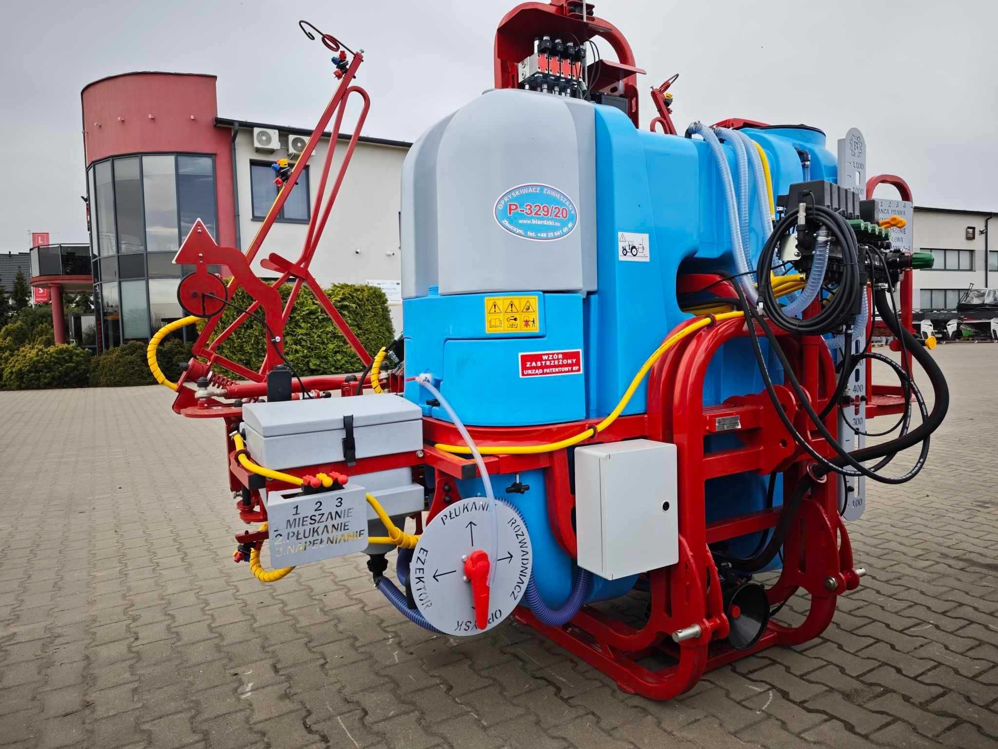 opryskiwacz zawieszany ciągany Biardzki 800l 1000l 1200l
